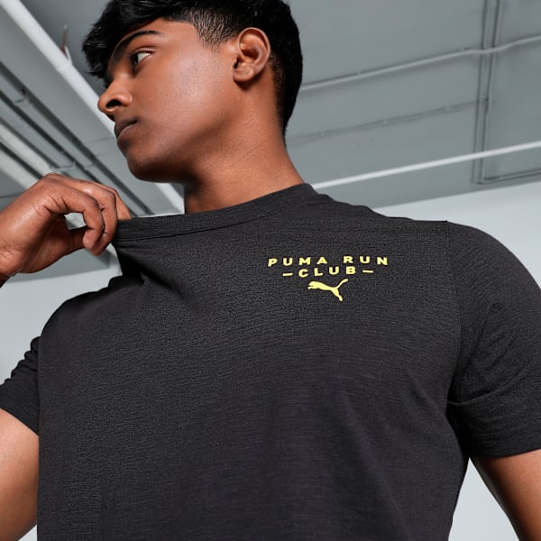 "Run Club" Men's Running Tee, PUMA Black, extralarge-IND